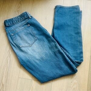 Gap 1969 Jeans Womens 30‎ L  Real Straight Medium Wash Cotton Stretch
